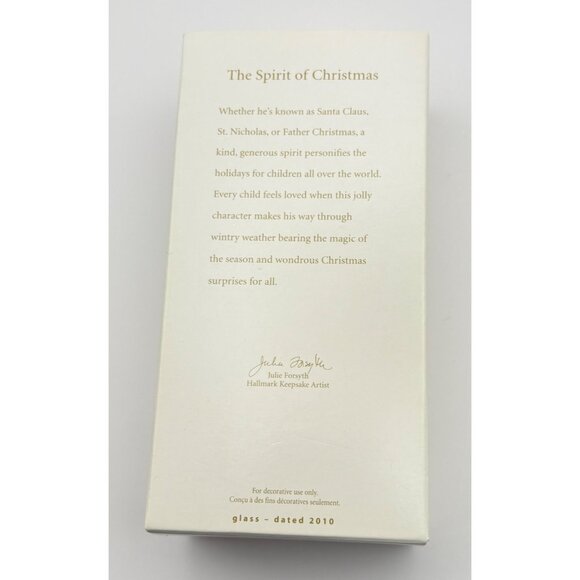 Hallmark Keepsake The Spirit Of Christmas Ornament Santa Claus St Nicholas 2010 - Picture 3 of 11